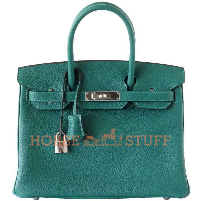 Hermès Birkin 30 Malachite Clemence PHW