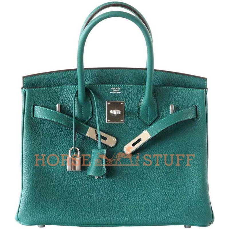 Hermès Birkin 30 Malachite Clemence PHW