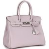 Hermès Birkin 30 Mauve Pale Clemence PHW