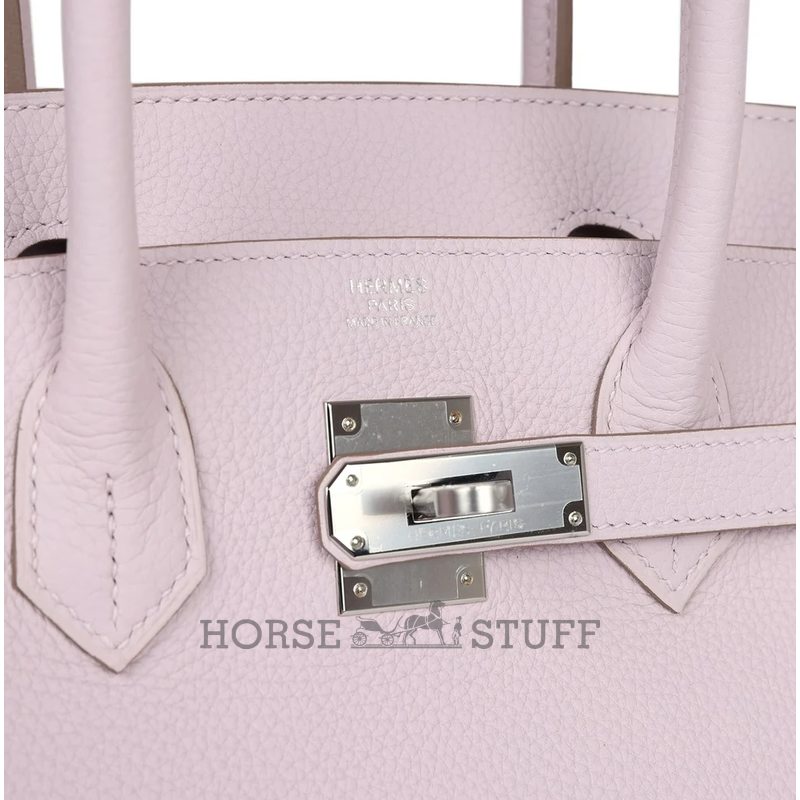 Hermès Birkin 30 Mauve Pale Clemence PHW