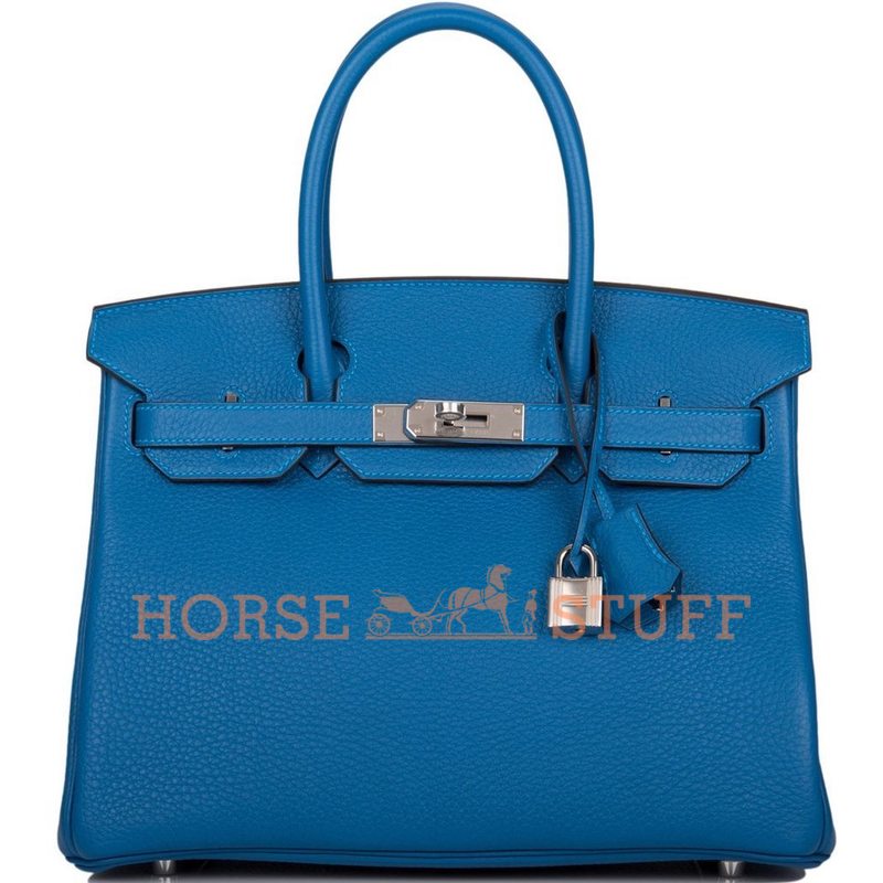 Hermès Birkin 30 Mykonos Clemence PHW