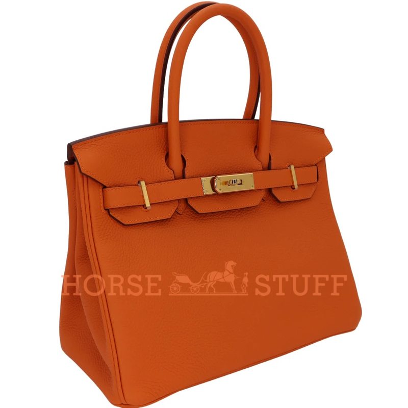 Hermès Birkin 30 Orange Clemence GHW