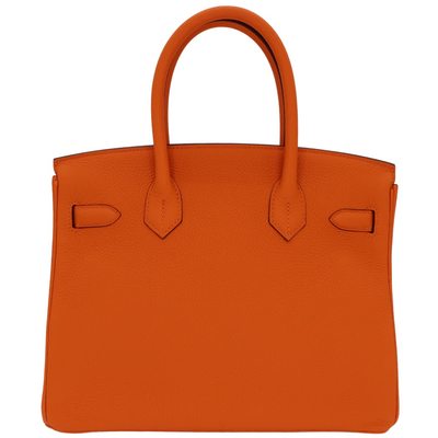 Hermès Birkin 30 Orange Clemence GHW