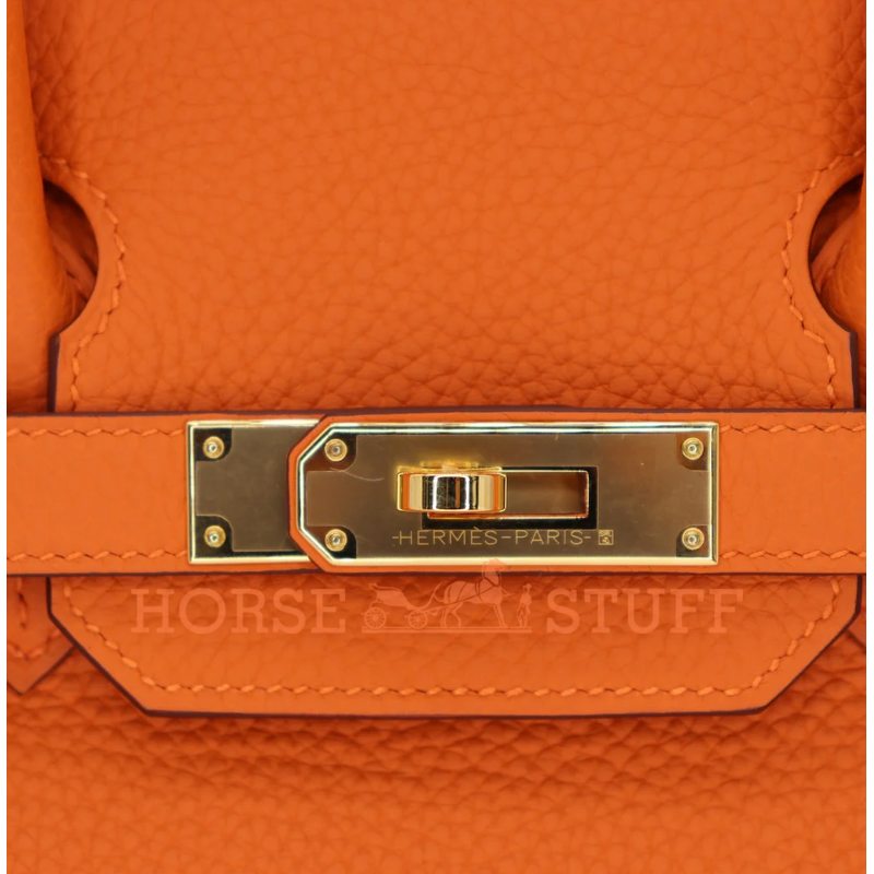 Hermès Birkin 30 Orange Clemence GHW