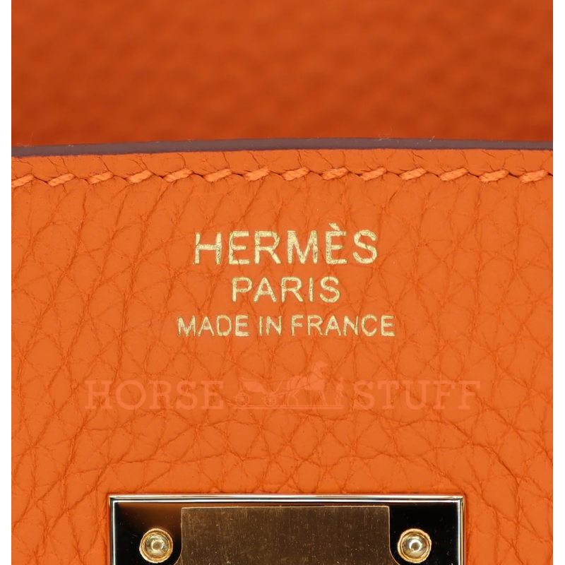 Hermès Birkin 30 Orange Clemence GHW