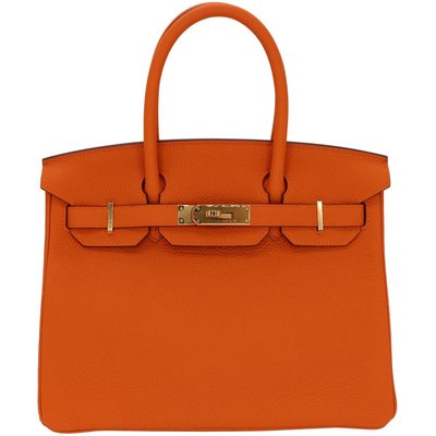 Hermès Birkin 30 Orange Clemence GHW