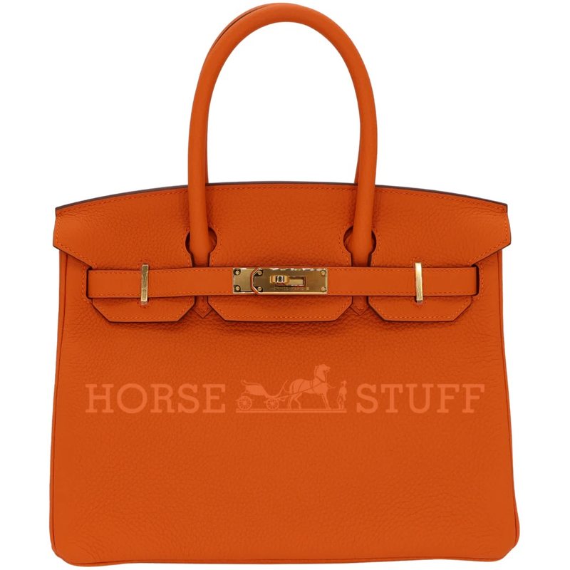 Hermès Birkin 30 Orange Clemence GHW