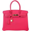 Hermès Birkin 30 Rose Extreme Clemence GHW