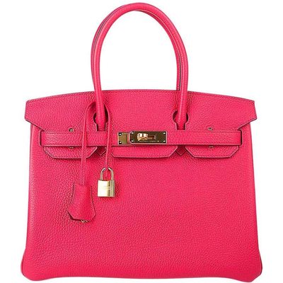 Hermès Birkin 30 Rose Extreme Clemence GHW