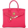 Hermès Birkin 30 Rose Extreme Clemence GHW