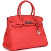 Hermès Birkin 30 Rose Jaipur Clemence PHW