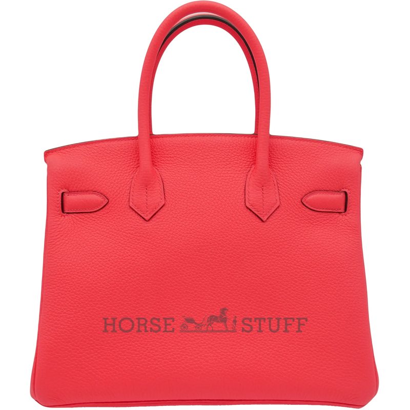 Hermès Birkin 30 Rose Texas Clemence PHW