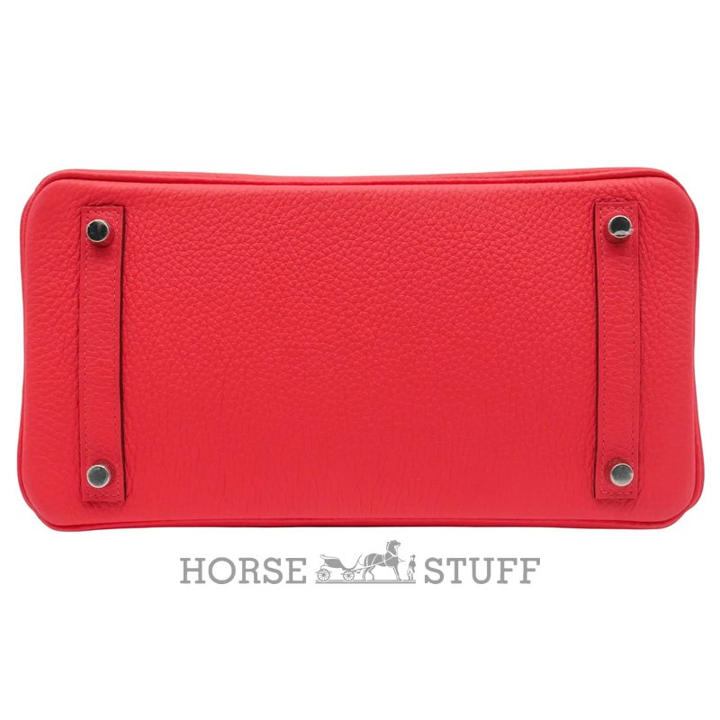 Hermès Birkin 30 Rose Texas Clemence PHW