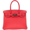 Hermès Birkin 30 Rose Texas Clemence PHW