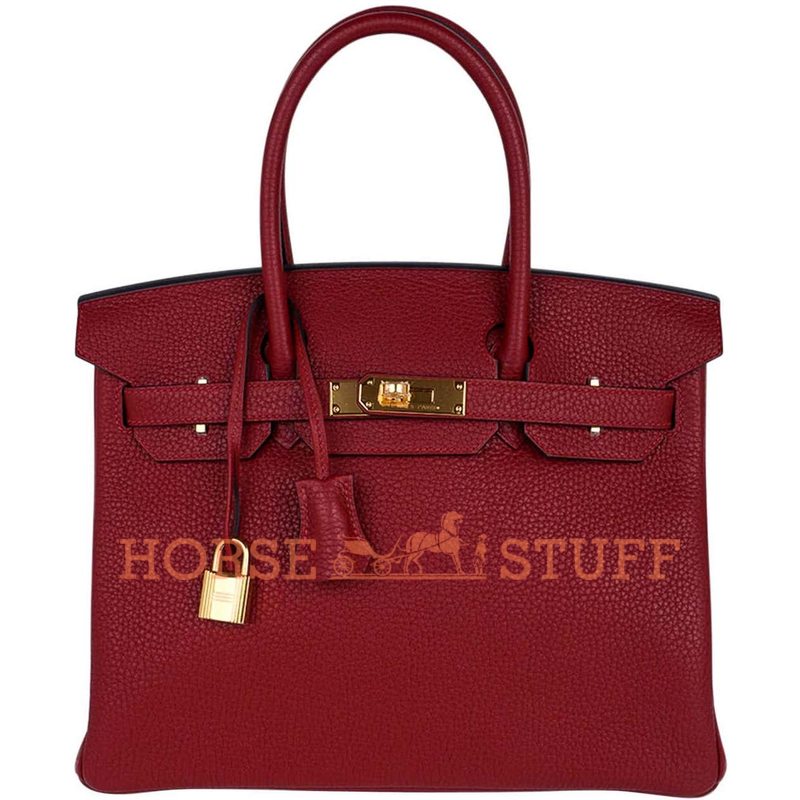 Hermès Birkin 30 Rouge H Clemence GHW