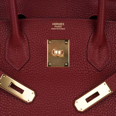 Hermès Birkin 30 Rouge H Clemence GHW