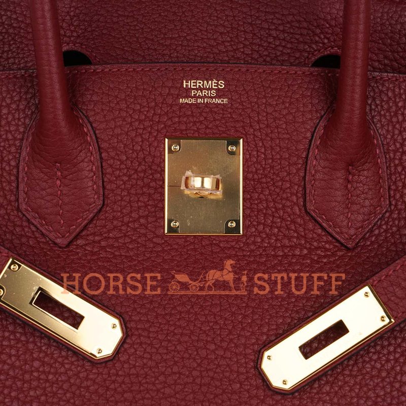 Hermès Birkin 30 Rouge H Clemence GHW