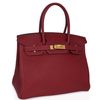 Hermès Birkin 30 Rouge H Clemence GHW