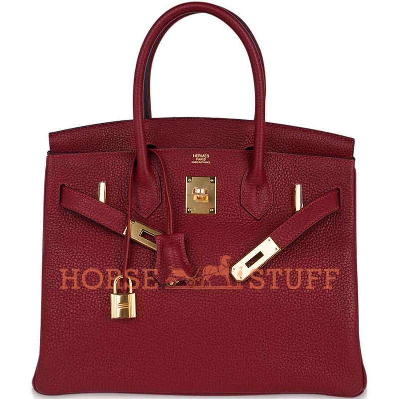 Hermès Birkin 30 Rouge H Clemence GHW