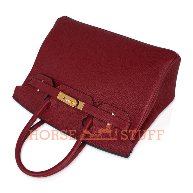 Hermès Birkin 30 Rouge H Clemence GHW