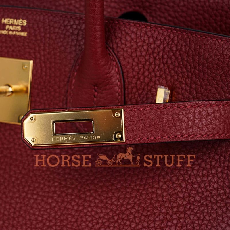 Hermès Birkin 30 Rouge H Clemence GHW