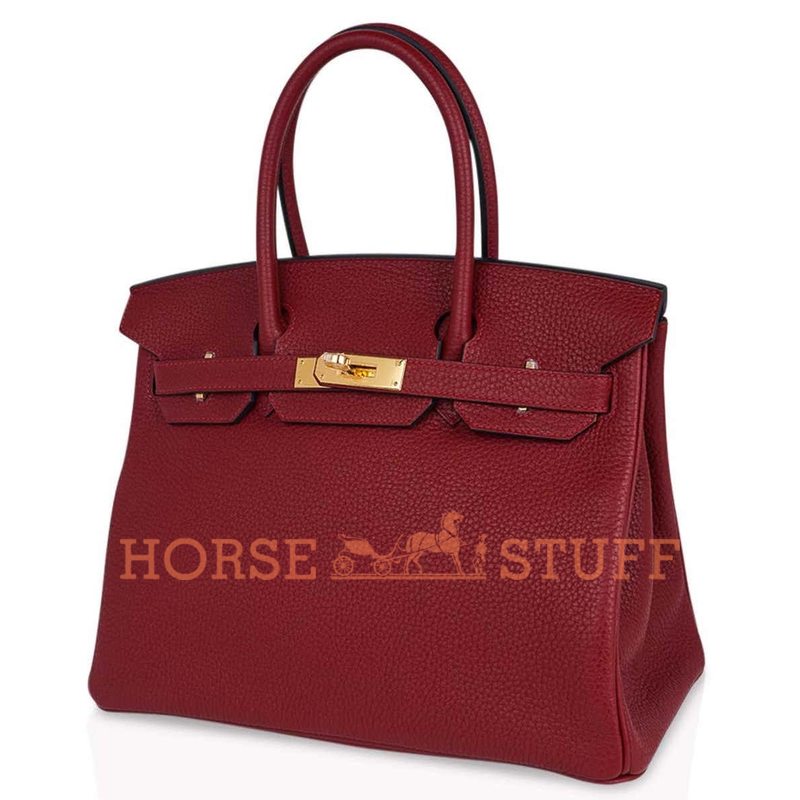 Hermès Birkin 30 Rouge H Clemence GHW