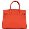 Hermès Birkin 30 Rouge Pivoine Clemence PHW