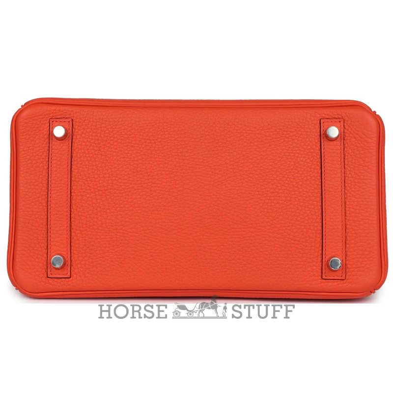 Hermès Birkin 30 Rouge Pivoine Clemence PHW