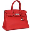 Hermès Birkin 30 Rouge Tomate Clemence PHW