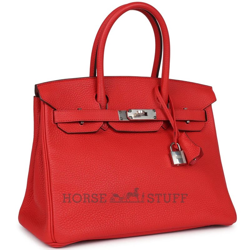 Hermès Birkin 30 Rouge Tomate Clemence PHW