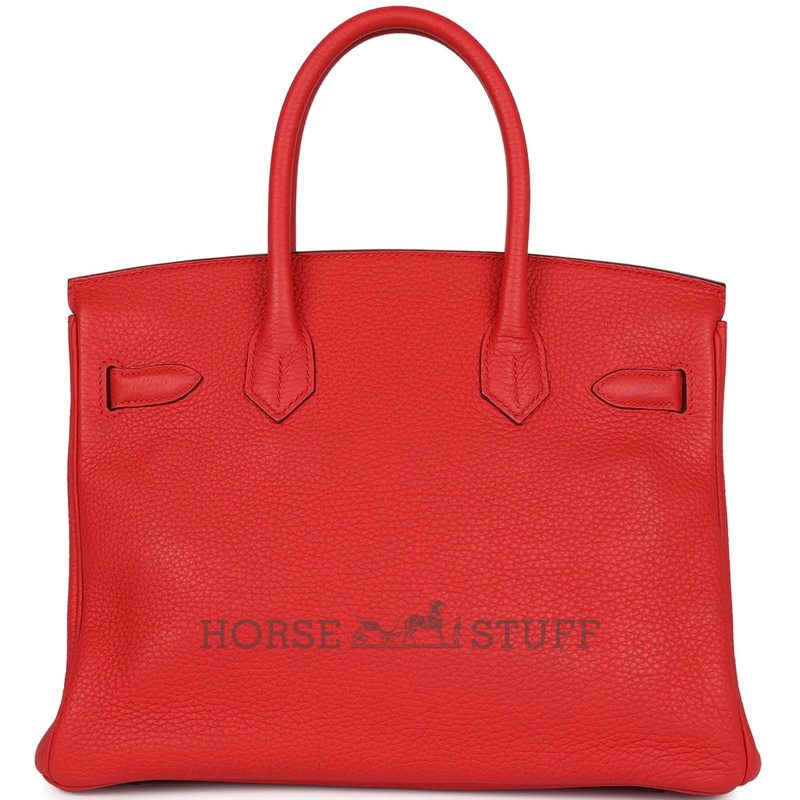 Hermès Birkin 30 Rouge Tomate Clemence PHW
