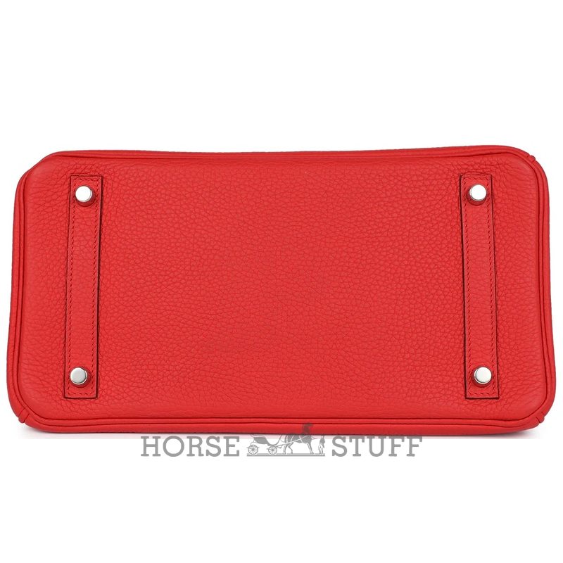 Hermès Birkin 30 Rouge Tomate Clemence PHW