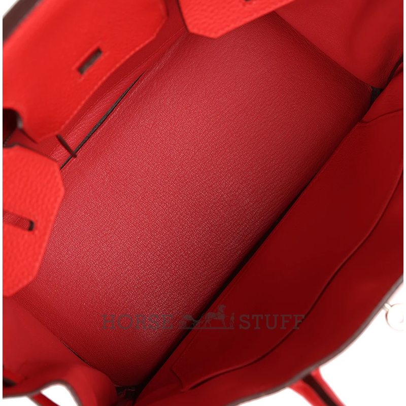 Hermès Birkin 30 Rouge Tomate Clemence PHW