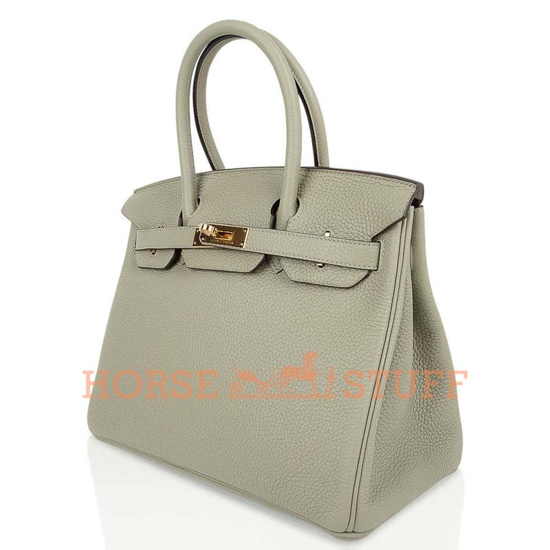 Hermès Birkin 30 Sauge Clemence GHW