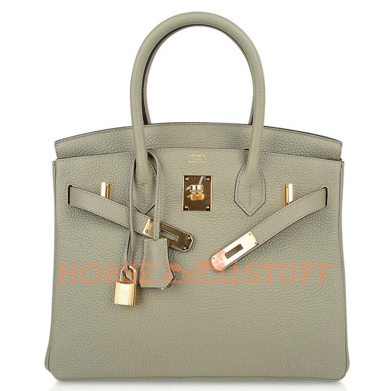 Hermès Birkin 30 Sauge Clemence GHW