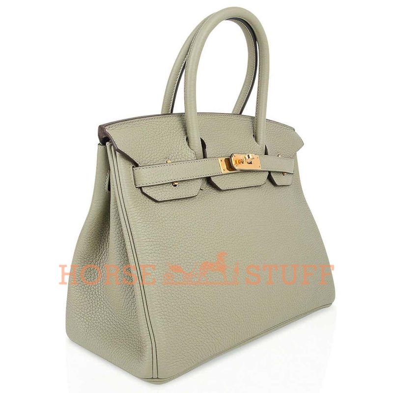 Hermès Birkin 30 Sauge Clemence GHW