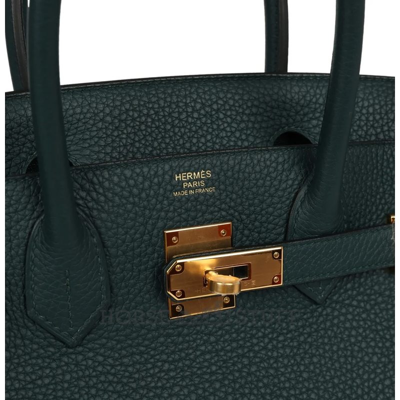 Hermès Birkin 30 Blue Pale Clemence GHW