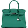 Hermès Birkin 30 Vert Vertigo Clemence PHW