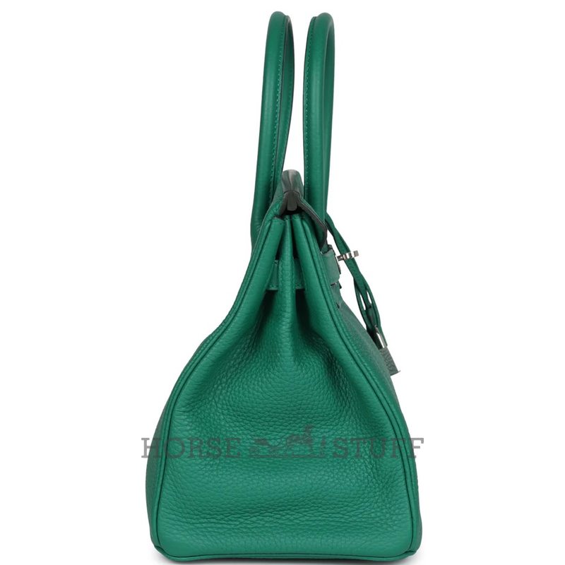 Hermès Birkin 30 Vert Vertigo Clemence PHW