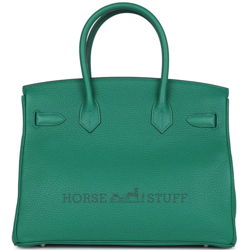 Hermès Birkin 30 Vert Vertigo Clemence PHW