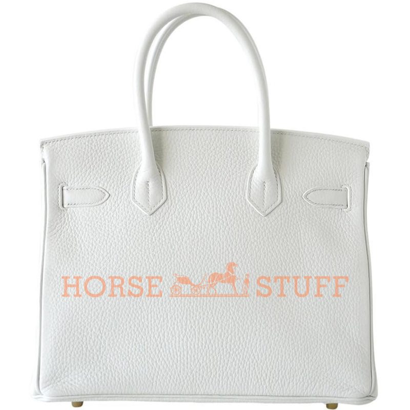 Hermès Birkin 30 White Clemence GHW