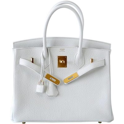 Hermès Birkin 30 White Clemence GHW