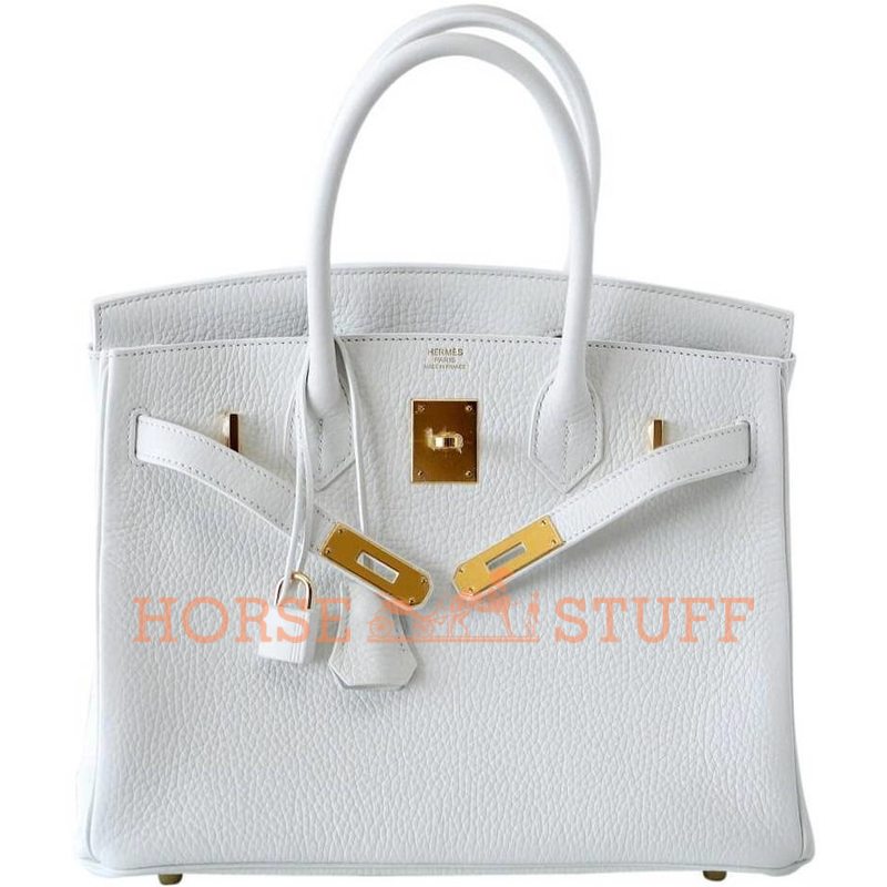 Hermès Birkin 30 White Clemence GHW