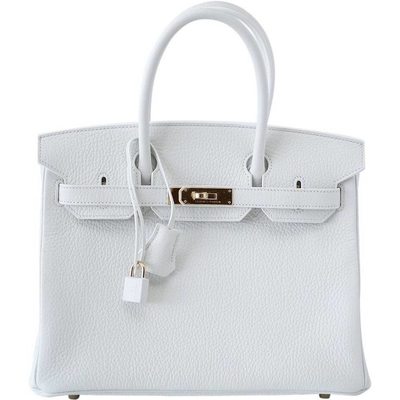 Hermès Birkin 30 White Clemence GHW