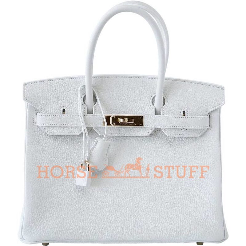 Hermès Birkin 30 White Clemence GHW