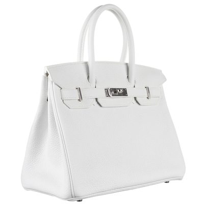 Hermès Birkin 30 White Clemence PHW