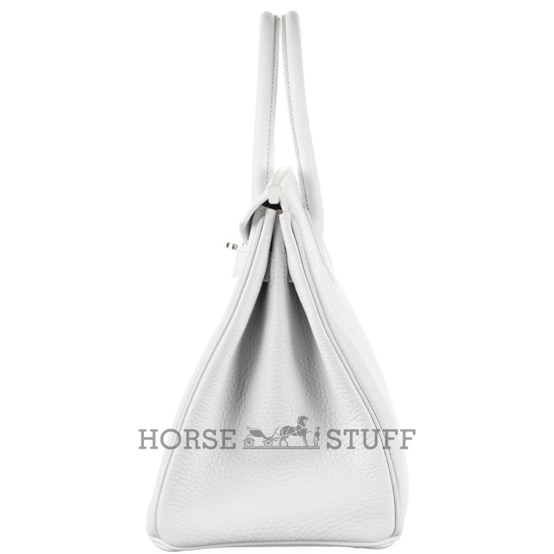Hermès Birkin 30 White Clemence PHW
