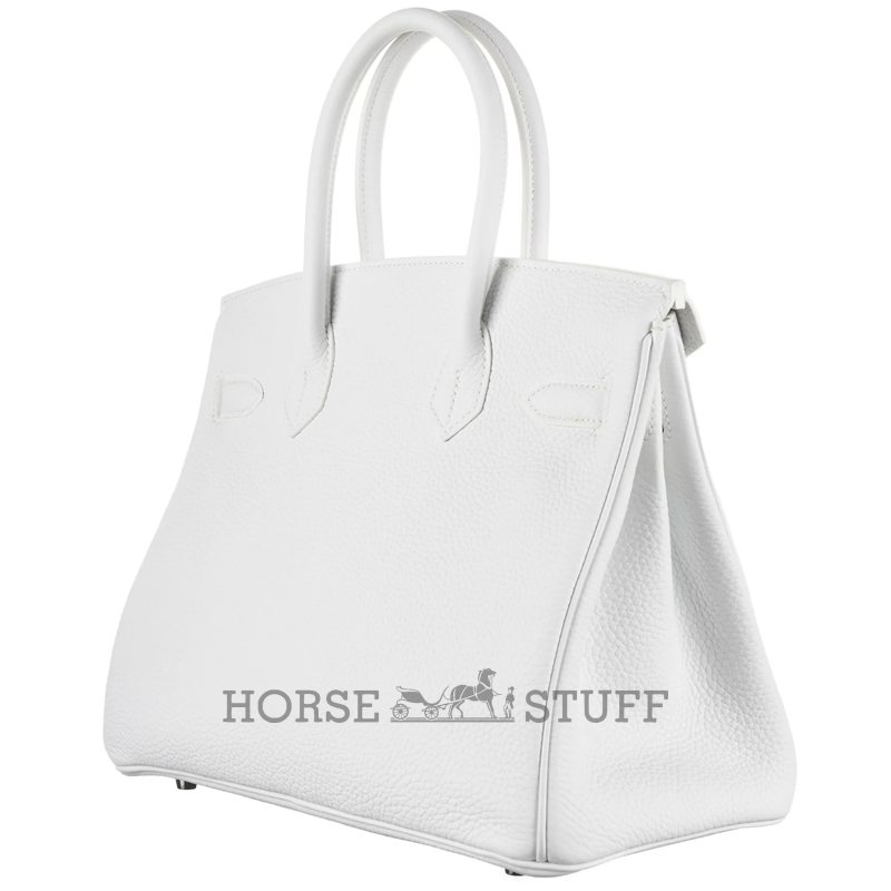 Hermès Birkin 30 White Clemence PHW