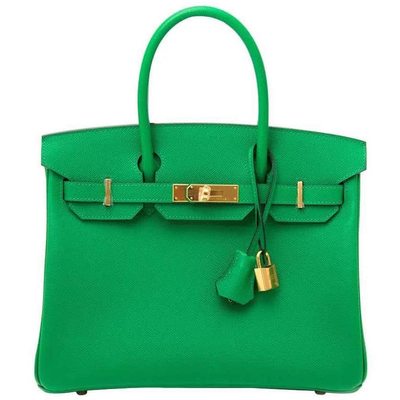 Hermès Birkin 30 Bambou Epsom GHW