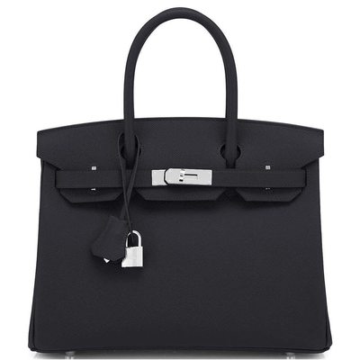 Hermès Birkin 30 Black Epsom PHW